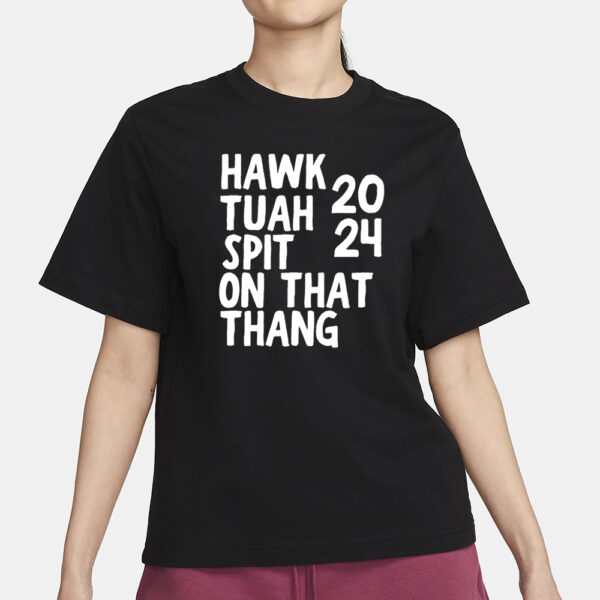 4th Of July Patriotic Usa Hawk Tuah Spit On That Thing T-Shirt1