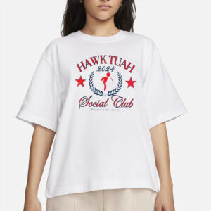 Funny Hawk Tuah 2024 Social Club T-Shirt