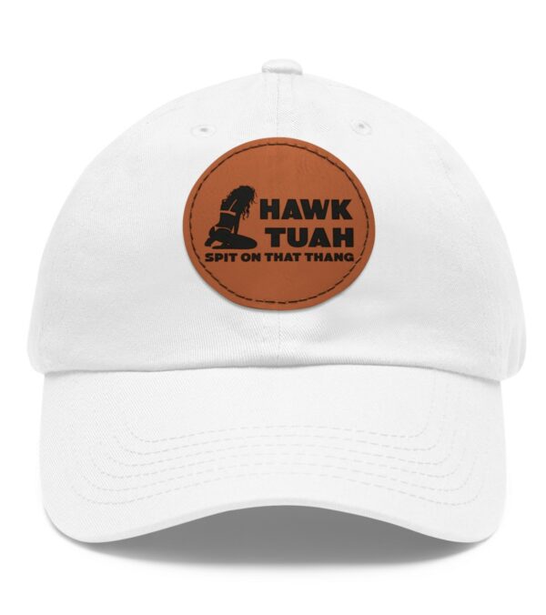 Funny Hawk Tuah Leather Patch Hat Cap