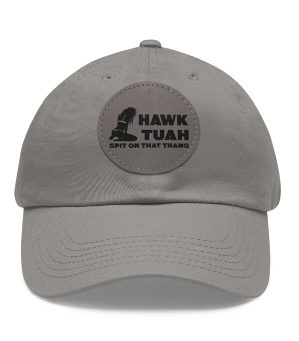 Funny Hawk Tuah Leather Patch Hat Caps