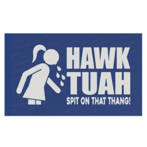 Funny Hawk Tuah Spit On That Thang Flag