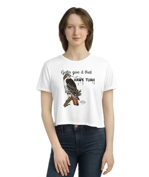 Gotta Give It That Hawk Tuah Women's Cropped T-Shirt