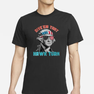 Hawk Tuah 2024 4Th Of July Meme Men's T-Shirt Back Prints