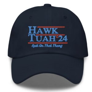 Hawk Tuah 2024 Trucker Hats - Black