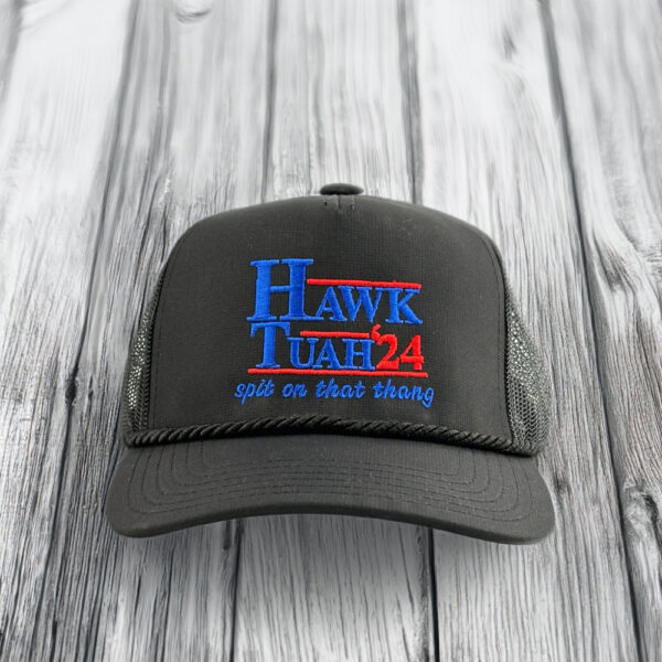 Hawk Tuah 2024 Trucker Hats - Black