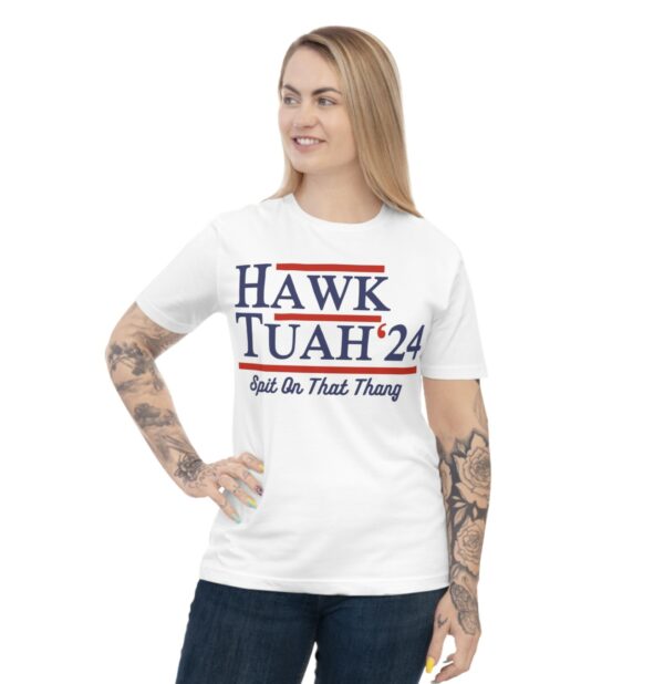 Hawk Tuah 2024 White T-Shirts