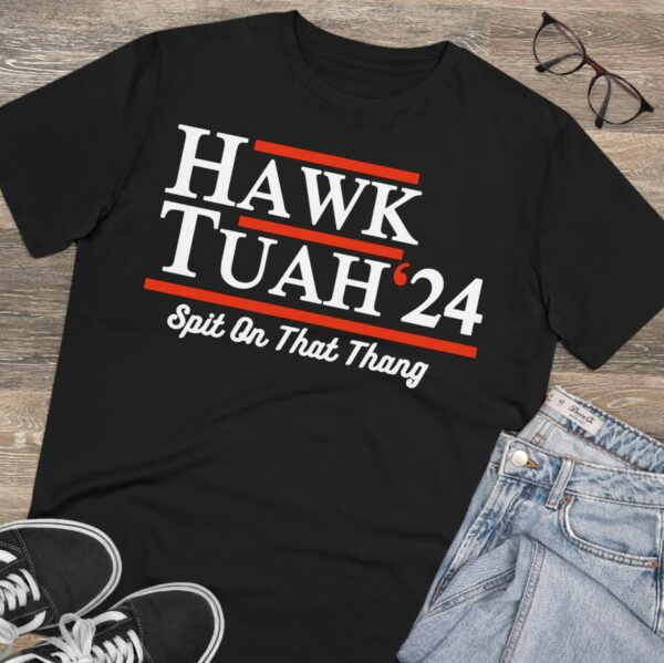 Hawk Tuah 24 Black T-Shirts