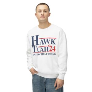 Hawk Tuah 24 Crewneck Sweatshirt Us