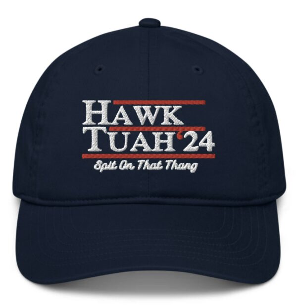 Hawk Tuah 24 Embroidered Baseball Cap Navy