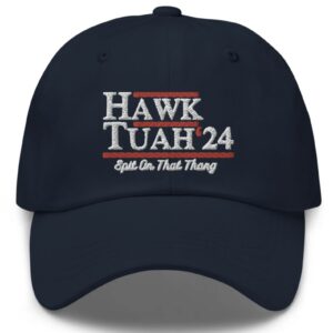 Hawk Tuah 24 Embroidered Hat Cap Us