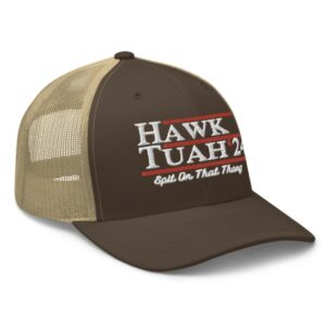 Hawk Tuah 24 Embroidered Trucker Hat Cap