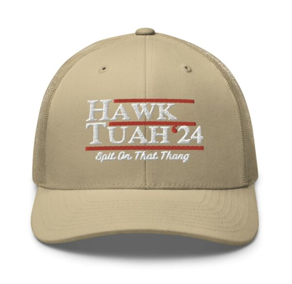 Hawk Tuah 24 Embroidered Trucker Hat Caps