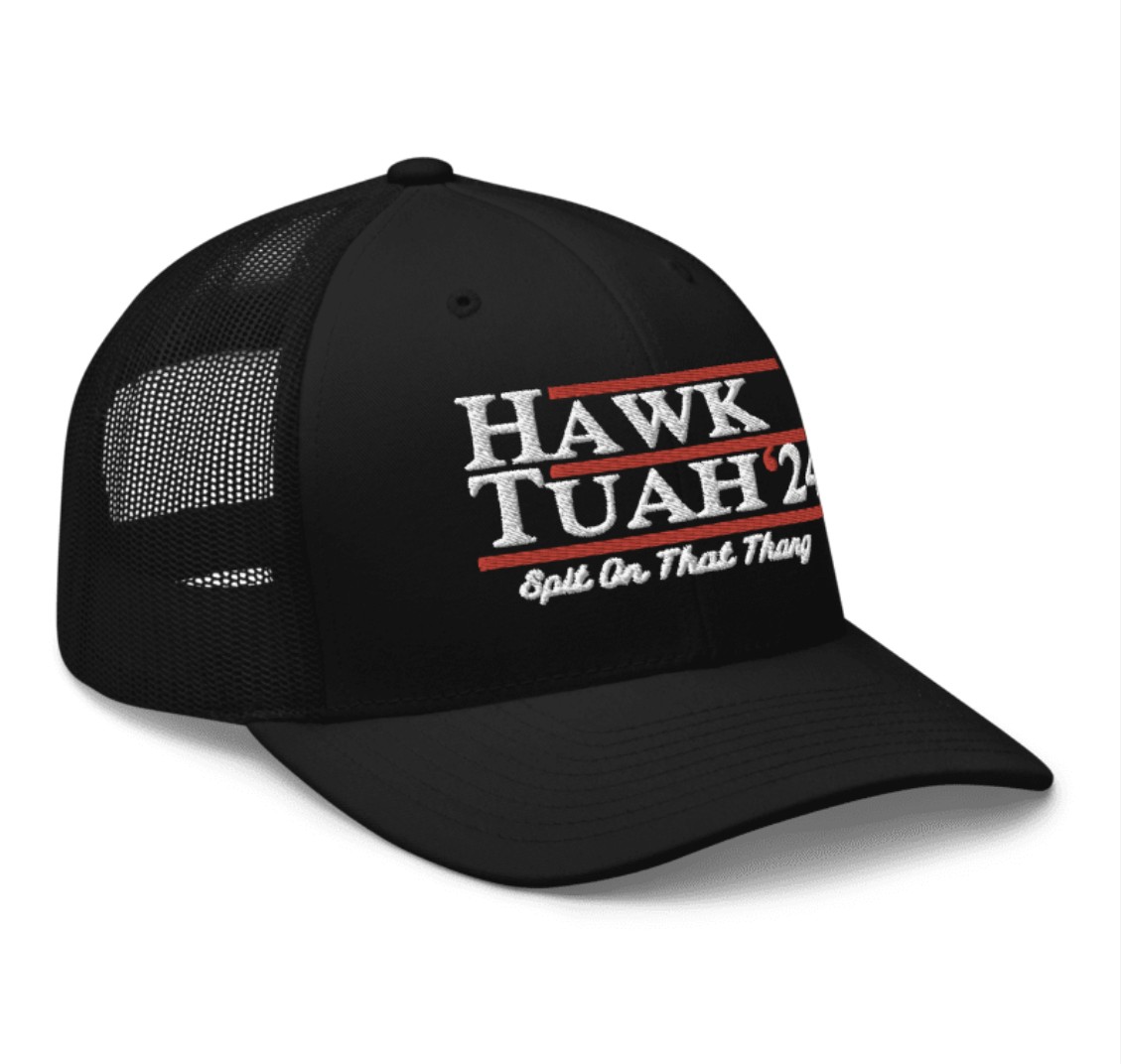 Hawk Tuah 24 Embroidered Trucker Hat