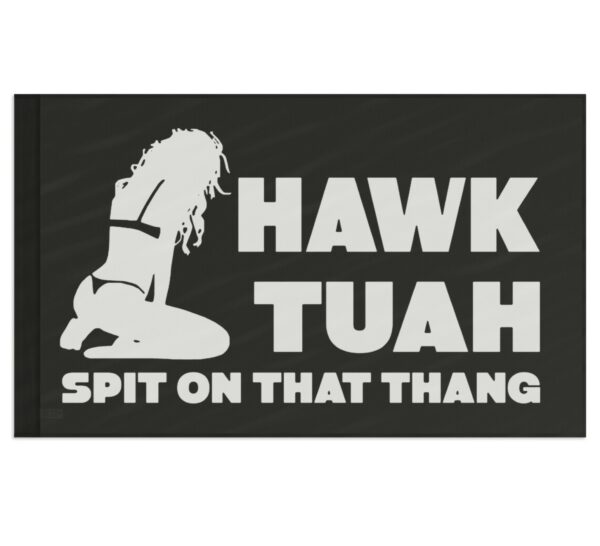 Hawk Tuah 24 Funny Flag