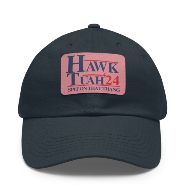 Hawk Tuah 24 Leather Patch Hats