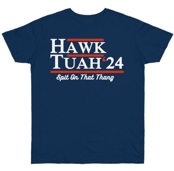 Hawk Tuah 24 Navy T-Shirt