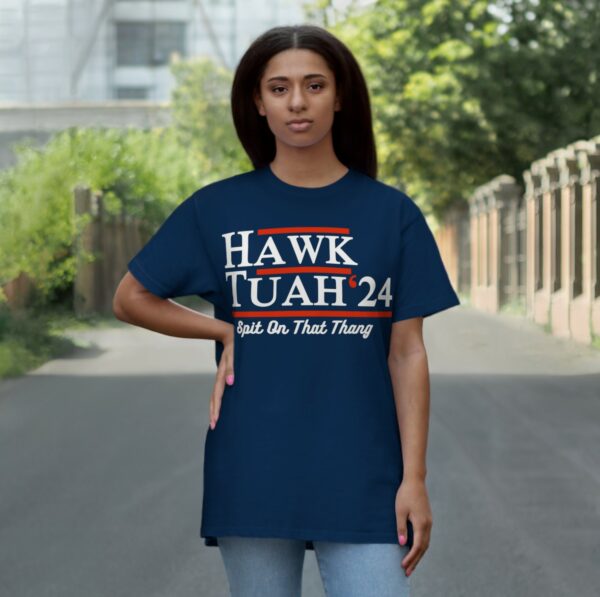 Hawk Tuah 24 Navy T-Shirt us