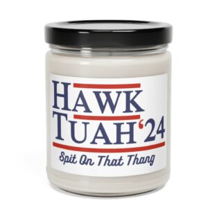 Hawk Tuah 24 Scented Soy Candle, 9oz