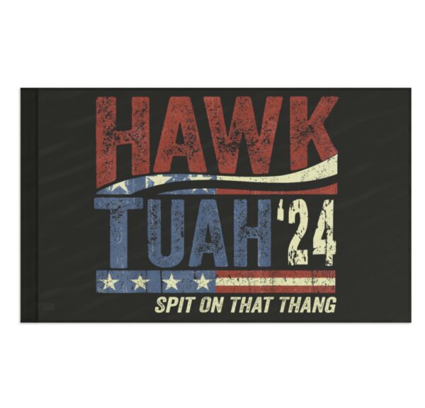 Hawk Tuah 24 Spit On That Thang America Flag