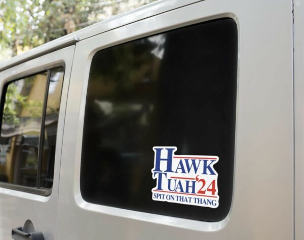 Hawk Tuah 24 Spit On That Thing Stickers