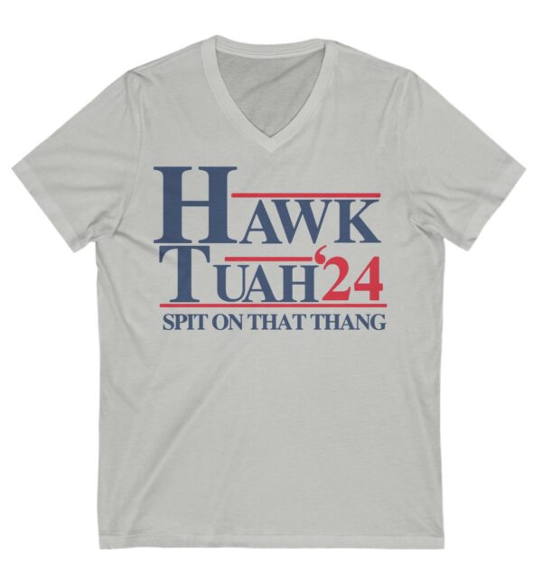 Hawk Tuah 24 Unisex V-Neck Shirt