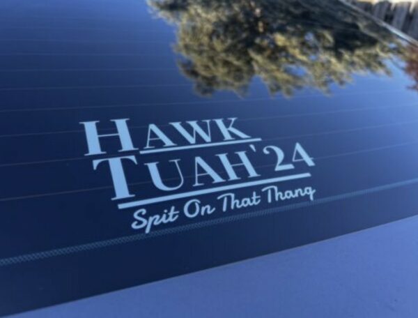 Hawk Tuah '24 spit on that thang! Decal Sticker