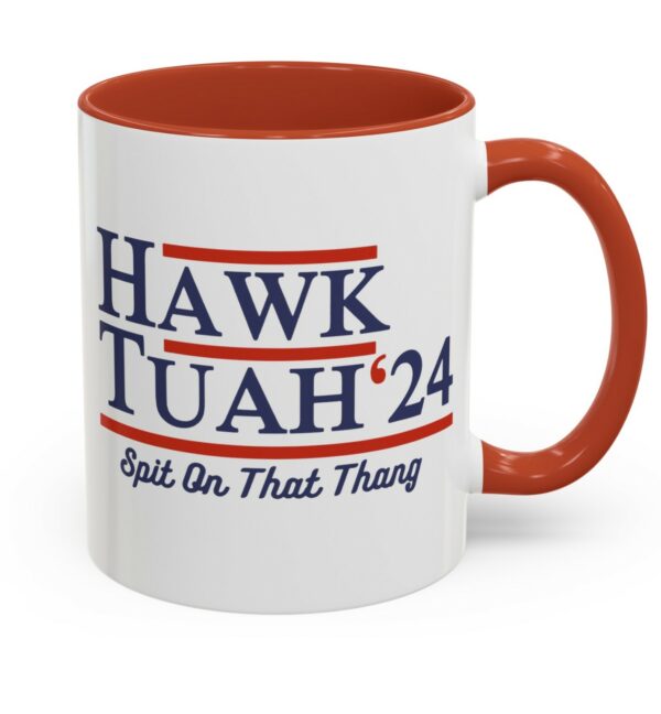 Hawk Tuah Accent Coffee Mug (11, 15oz)