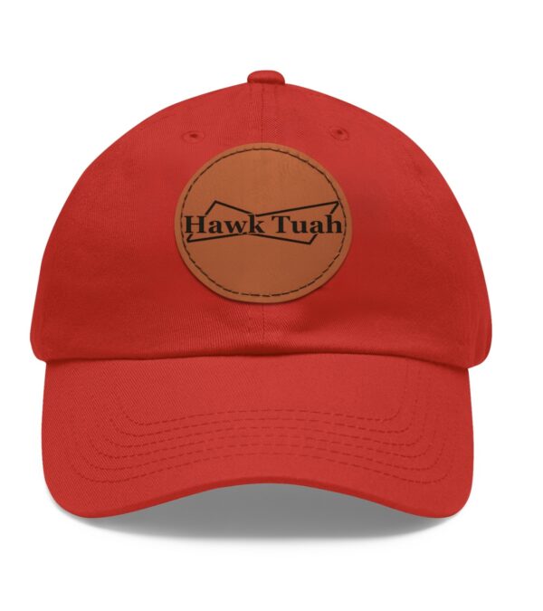 Hawk Tuah Budweiser Leather Patch Hat Caps