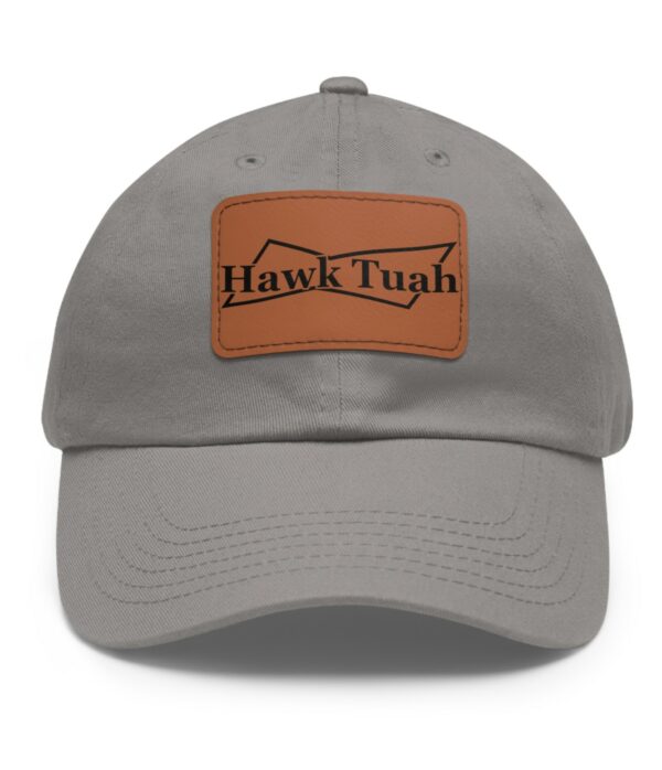 Hawk Tuah Budweiser Leather Patch Hats