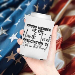 Hawk Tuah Can Koozie - Can Cooler - Hawk Tuah Association - Proud Member of the Hawk Tuah Association ‘24