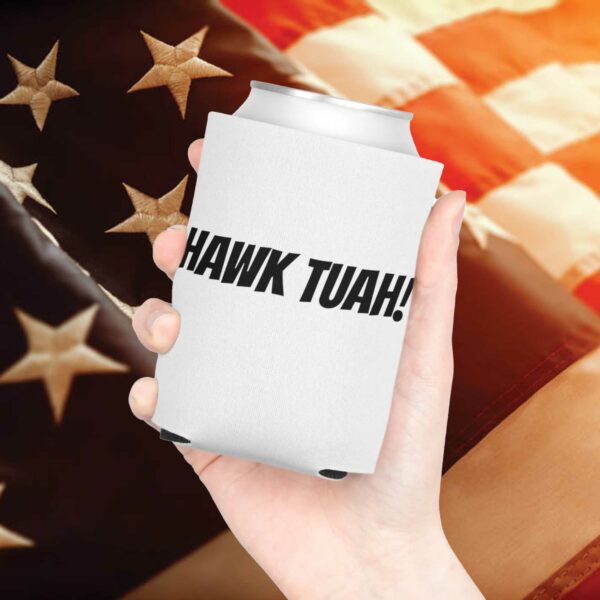 Hawk Tuah! Funny Can Cooler koozie, trendy, gag gift, camping, tailgating5