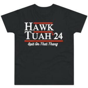 Hawk Tuah Girl 2024 Black T-Shirt