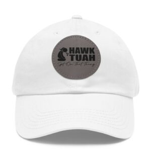 Hawk Tuah Girl 24 Leather Patch Hat Caps