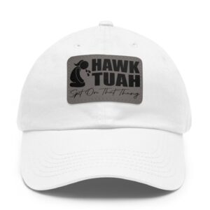 Hawk Tuah Girl 24 Leather Patch Hats