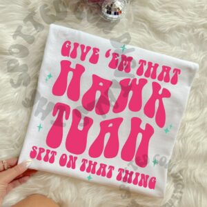 Hawk Tuah Girl Pink T-Shirt