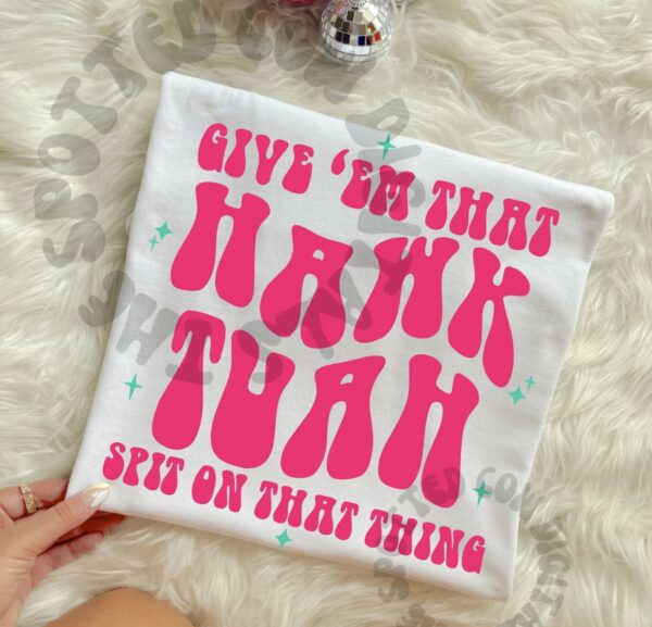 Hawk Tuah Girl Pink T-Shirt