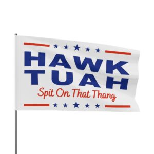 Hawk Tuah Girl White Flags