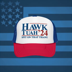 Hawk Tuah Hat- Embroidered Foam Trucker Hat