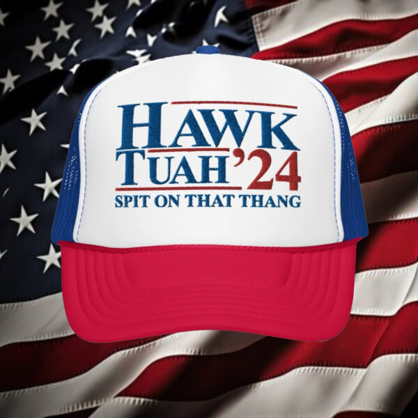 Hawk Tuah Hat- Embroidered Foam Trucker Hat - Image 2