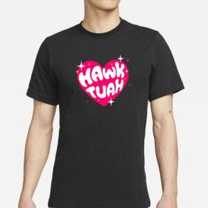 Hawk Tuah Heart Trendy Viral T-Shirt