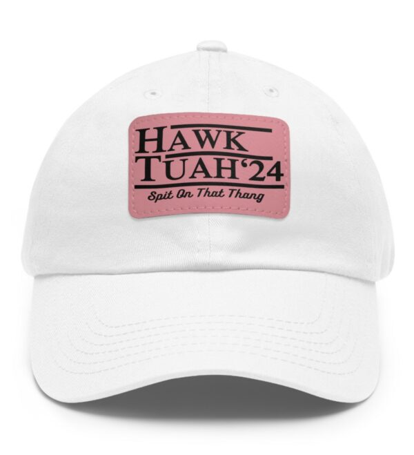 Hawk Tuah Leather Patch Hat Cap