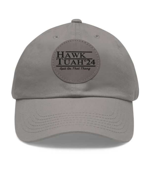 Hawk Tuah Leather Patchs Hats Caps