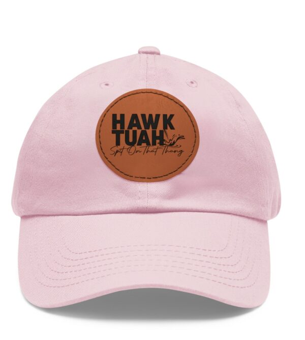 Hawk Tuah Meme Leather Patch Hat Cap