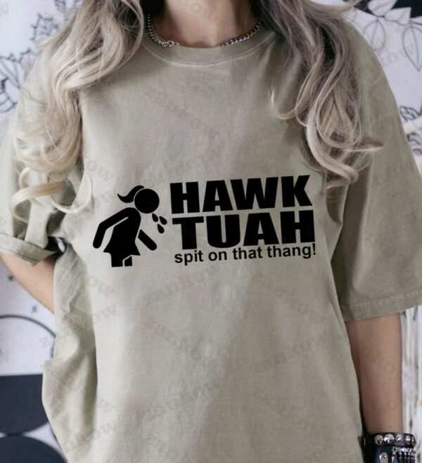 Hawk Tuah Png Shirt, Viral Video Png, Funny Girl Png t-shirts