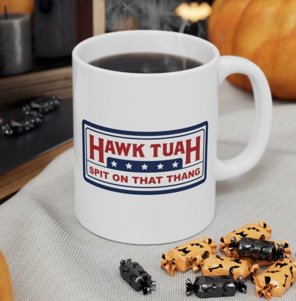 Hawk Tuah Spit On That Thang Mug New Mugs