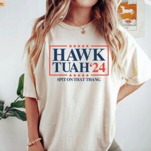 Hawk Tuah Spit On That Thing PNG T-Shirts