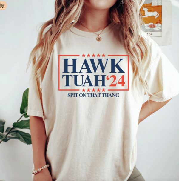 Hawk Tuah Spit On That Thing PNG T-Shirts