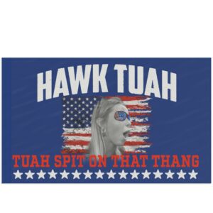 Hawk Tuah Spit On That Thing Presidential Utah Flag