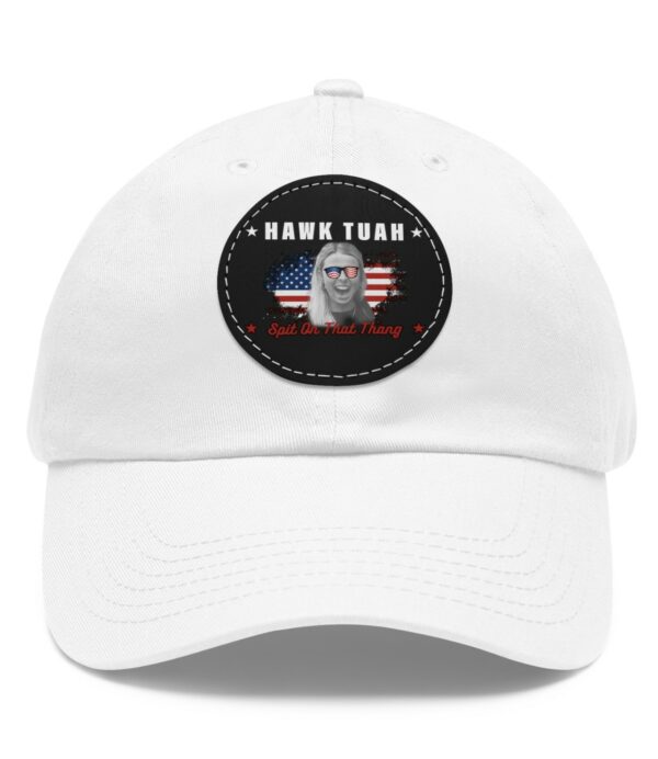 Hawk Tuah Spit On That Thing Presidential Utah Leather Patch Hat Caps