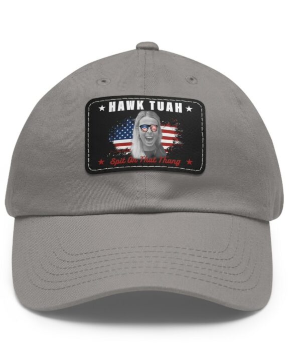 Hawk Tuah Spit On That Thing Presidential Utah Leather Patch Hats